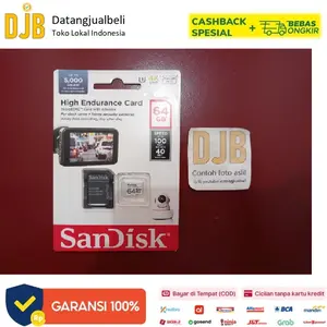 Original SanDisk High Endurance microSDHC Card UHS-I Class 10 U3 V30 100MBs 64GB