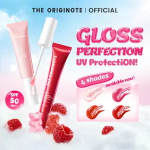 [Hot] The Originote Lip Product Gather - Hyaluberry Lip Serum & Lip Glaze SPF50 PA+++ 10ml/7ml Lip Treatment Lip Gloss Bibir Perawatan Melembutkan skincare glow brightening untuk vc ve hyaluronate wajah facial tint up lip oil kering balm