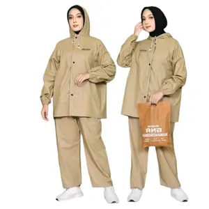 JAS HUJAN JAKET CELANA DEWASA PRIA DAN WANITA TAHAN AIR DAN TEBAL BY GNA