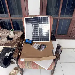 【Stok Lokal Ready】 【100W】Solar Panel Panel Surya Pembangkit Listrik Tenaga Surya with Pengontr Baterai Air