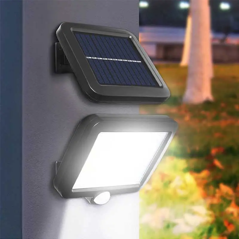 ZOYJITU Lampu Dinding Solar Sensor PIR Waterproof Cool White COB - SL-F120