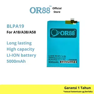 OR88 -Battery Baterai Batrai Batre [BLPA19] Compatible With Oppo A18 / A38