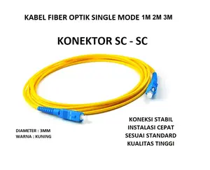 Patch Cord SC UPC Kabel FIBER OPTIC Single Mode 3MM 1M 2M 3M