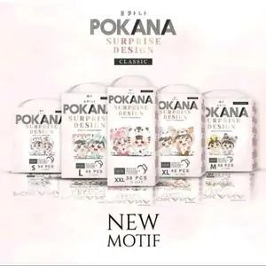 [2 BALL] Pokana Pants S60 / M58 / L48 / XL42 / XXL36 Popok Bayi Celana