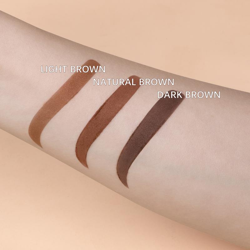 Product Introduction of ibcccndc One Step Eyebrow Stamp Shaping Kit Eye Brow Gel Stamp Makeup Kit with 10 Reusable Eyebrow Stencils Eyebrow Brushes 6