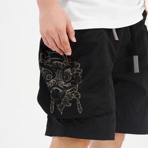 กางเกงขาสั้น Workwear ฟังก์ชั่นปักลาย HEA ทำจากสแปนเด็กซ์ 100% Unisex พลัสไซส์ เหมาะสำหรับสไตล์สตรีท ชุดฤดูร้อนที่จำเป็น ขายดีที่สุด มาใหม่ ทรงหลวม เหมาะสำหรับเล่นกีฬา