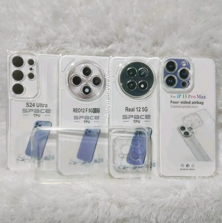 Softcase Clear T3CN0 ALL TYPE Casing Pelindung Handphone Transparan Cover Protector Camera Silikon Tebal Lentur Protection