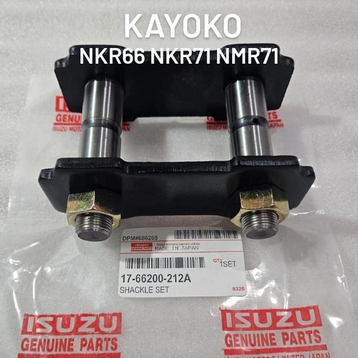 SHACKLE SET ANTING ANTING PER DAUN DEPAN NKR66 NKR71 NMR71 17-66200-212A 2