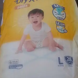 [Exclusive 2 BALL]Mamypoko Xtra Kering dan Baby Happy Pants Diapers