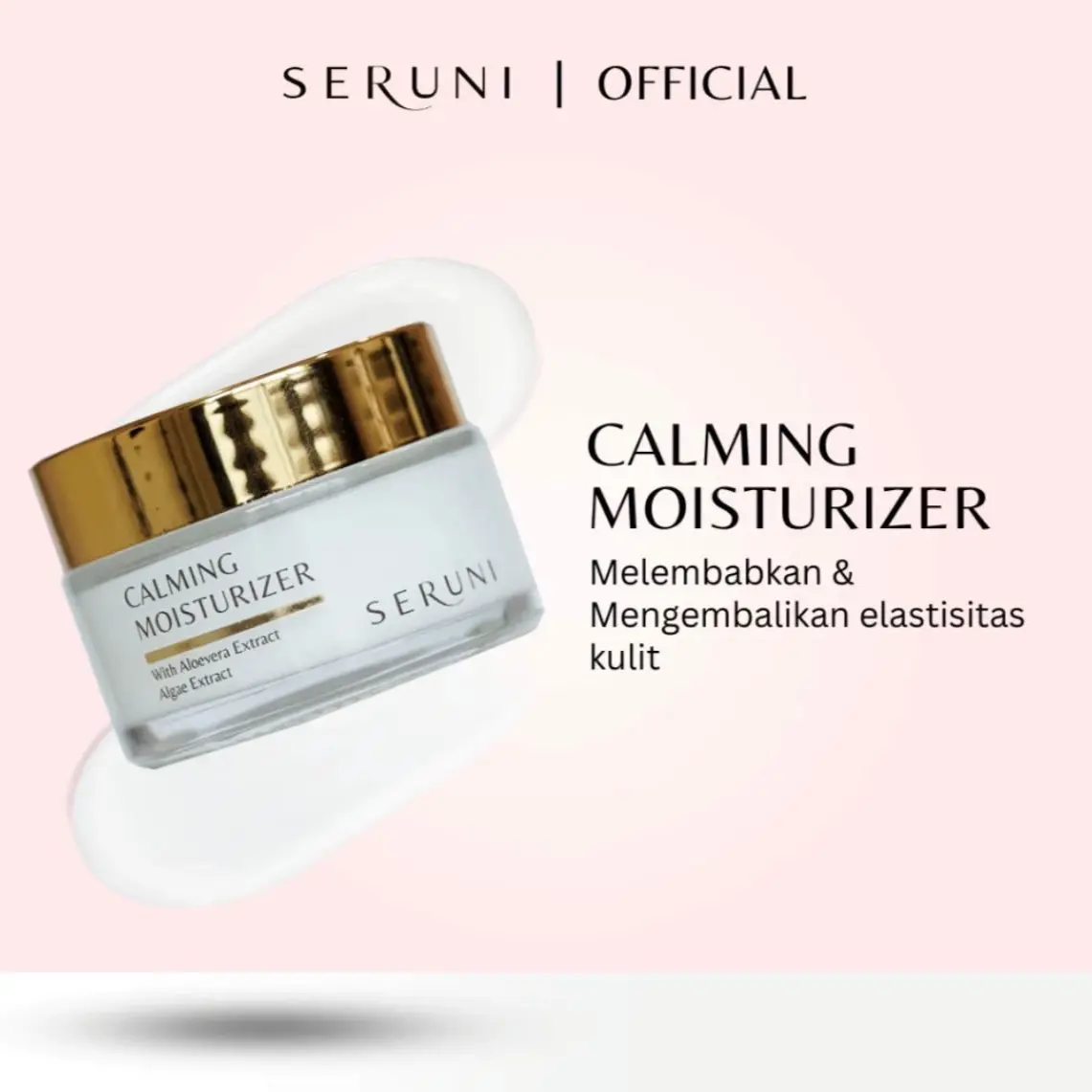 Seruni - Calming Moisturizer [READY SIAP KIRIM] - Membantu Melembabkan & Membantu Mengembalikan Elastisitas kulit - 30 Gram Wajah