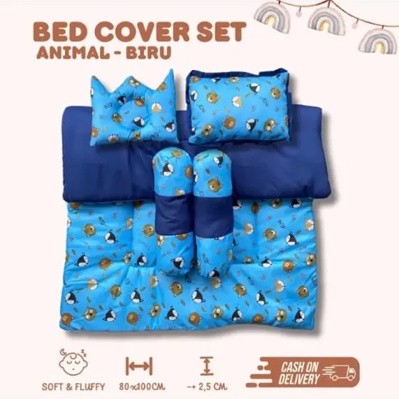Bed Cover set kasur bayi bahan polymicro isian silicon