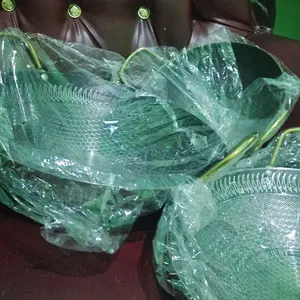 Motif Silver Wajan Penggorengan Kuali Mini Stainless Steel Gagang Kupin Anti Karat Food Grade 24cm 26cm 28cm 32cm 34cm