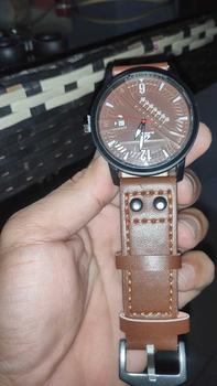 Product Review of Jam Tangan Pria dari Kulit Sapi Asli Anti Air Watches Hitam Coklat from P**n 0