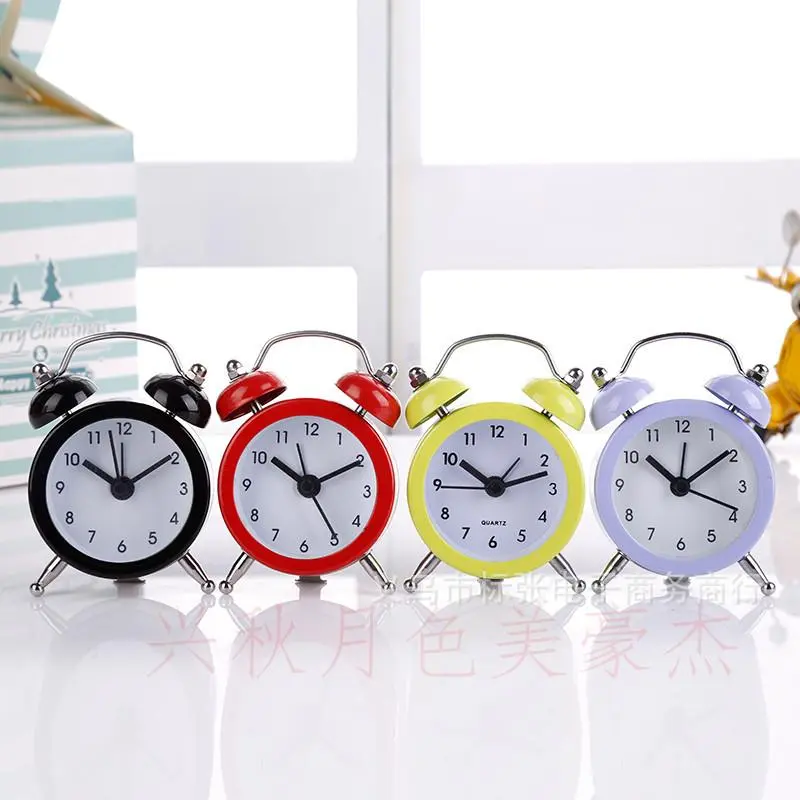Đồng Hồ Báo Thức Mini, Thiết Kế Sáng Tạo, Kích Thước 50mm, Trang Trí Lý Tưởng Cho Phòng, Thời Trang Cho Học Sinh, Đồng Hồ Đầu Giường Hoặc Để Bàn Hoàn Hảo, Phong Cách Cho Trang Trí Của Bạn