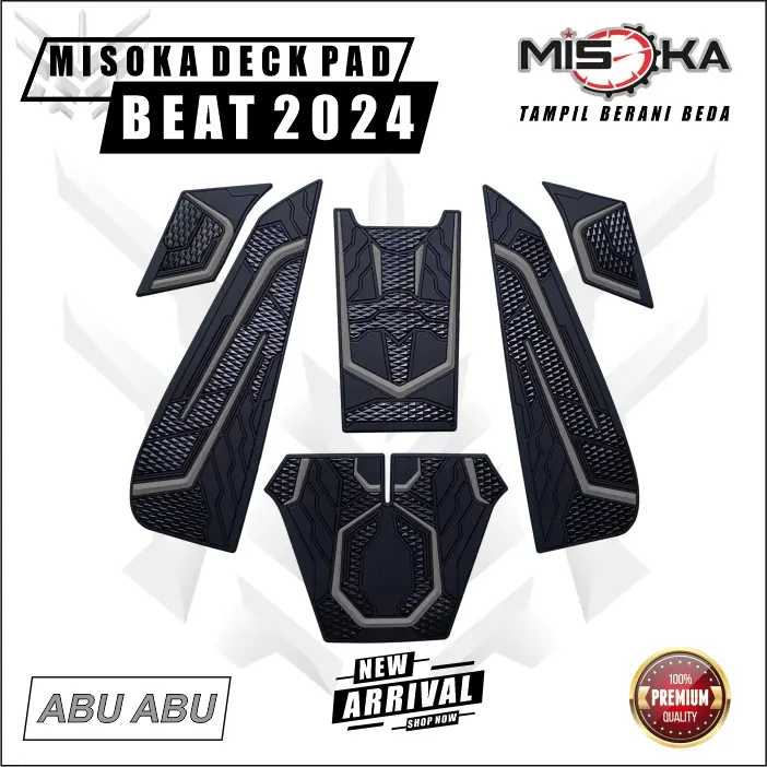 Misoka Deck pad Cover Beat Deluxe 2024 Street 2024 keyless Aksesoris motor Honda Murah Beat Deluxe generasi ke 2 1