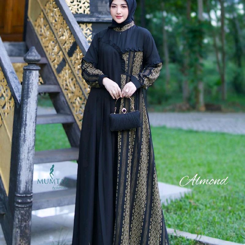 Terbaru Davina Abaya BLACK SERIES Ori Mumtaz, Abaya Terbaru Ori Mumtaz, Gamis Lebaran Best Seller 1