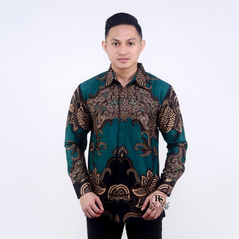 Product Introduction of KEMEJA BATIK LENGAN PANJANG READY JUMBO BATIK ATASAN PRIA BATIK KANTOR BATIK SERAGAM 26