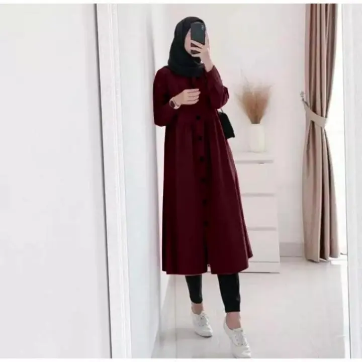 Tunik Dzuvia FULL KANCING // TERLARIS // TERBARU // TERMURAH // BUSUI BY ADIJAYA TUNIK LENGAN KANCING KEKINIAN 6