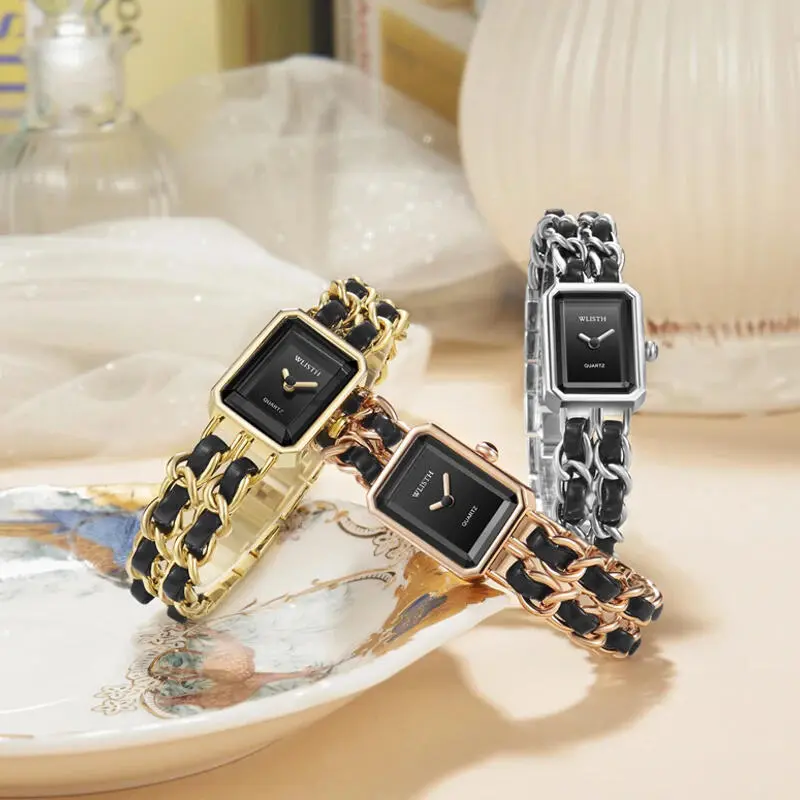 Đồng Hồ Nữ, WLISTH, Phong Cách Tất Cả Trong Một, Thiết Kế Độc Đáo, Thạch Anh, Chống Thấm Nước, Đeo Tay, Có Biểu Tượng Cảm Xúc, Thích Hợp Làm Quà Cưới, Thời Trang Women Watch Titan 1