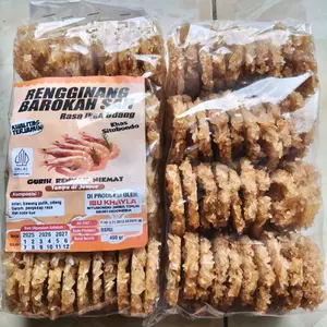( 1 PCS ) Rengginang KETAN ASLI situbondo renyah gurih 450 gram isi 40