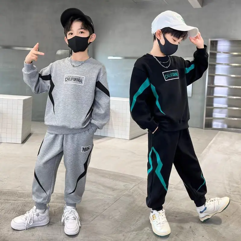 setelan sweater baju anak laki laki california mos terbaru usia 4-15 thn
