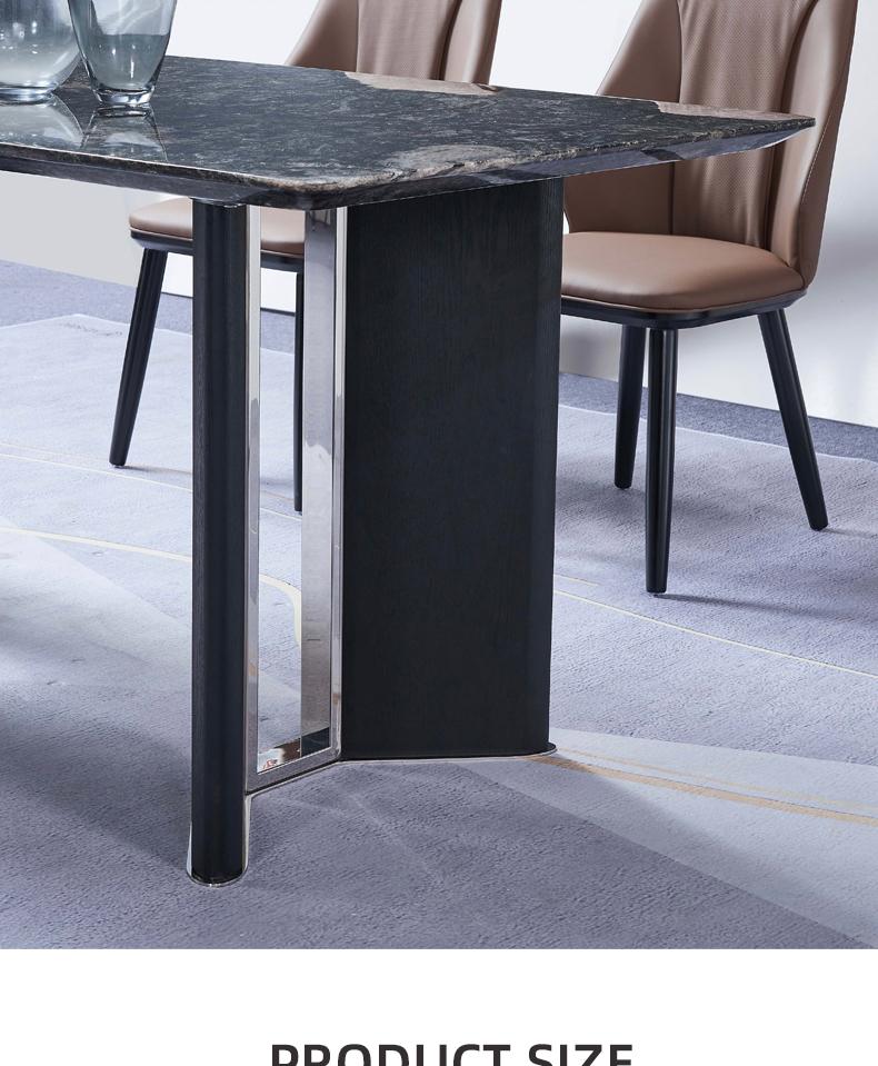 Product Introduction of Solid wood dining chairs for home use, vintage and high-end, backrest chairs, dining table chairs, combination furniture, leather stools 27