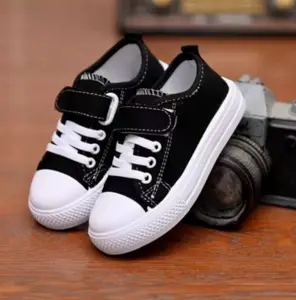 SBS Sepatu Anak Sneaker Trendi Sepatu Sekolah Prepet Tali Polos 4 Warna Murah Nyaman Kekinian