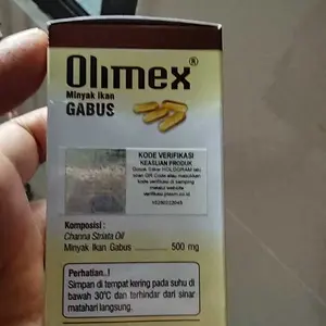 Olimex Kapsul Minyak Ekstrak Ikan Gabus isi - 60 Kapsul