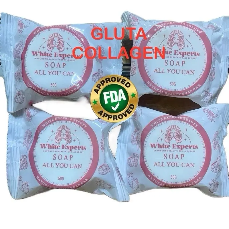 GLUTA COLLAGEN - 4 for 100 pesos WHITE EXPERTS  SOAP ALL YOU CAN 50g