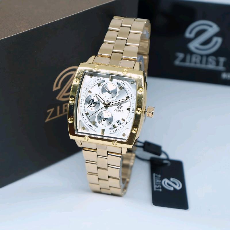 Jam Tangan Wanita Z53 Zirist Rantai, Tgl Aktif, Ukuran 3,3cm - Free Box & Kartu Garansi - Watches Elegan 3