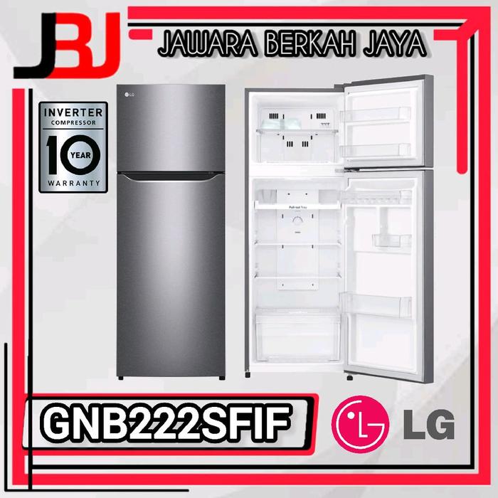 Gambar Kulkas LG 2 Pintu inverter 225L GNB222SFIF Kulkas 2 Pintu inverter LG GNB222 dari J B J Kota Administrasi Jakarta Selatan Tokopedia