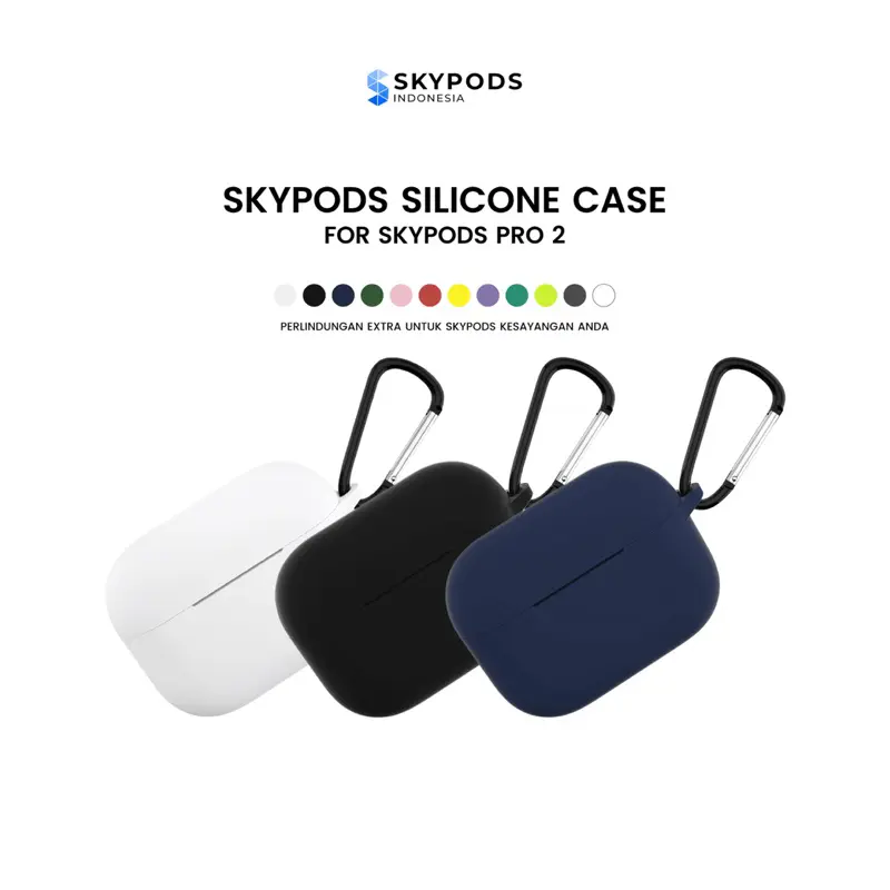 ST- Case airpods Pro 2 ( Silicon Sofase  Free Hook )