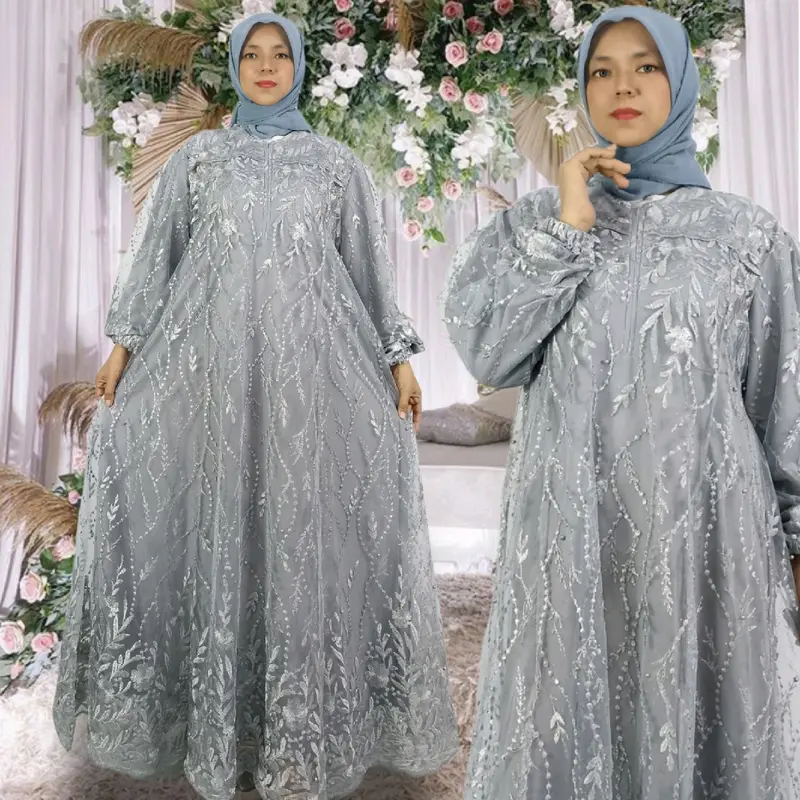 E2 Gamis TILE PREMIUM FULL MAYUNG 380 CM |Size Ld 100 ,110 Jumbo 120 , ld 130 cm | BY ZIGMODE 1