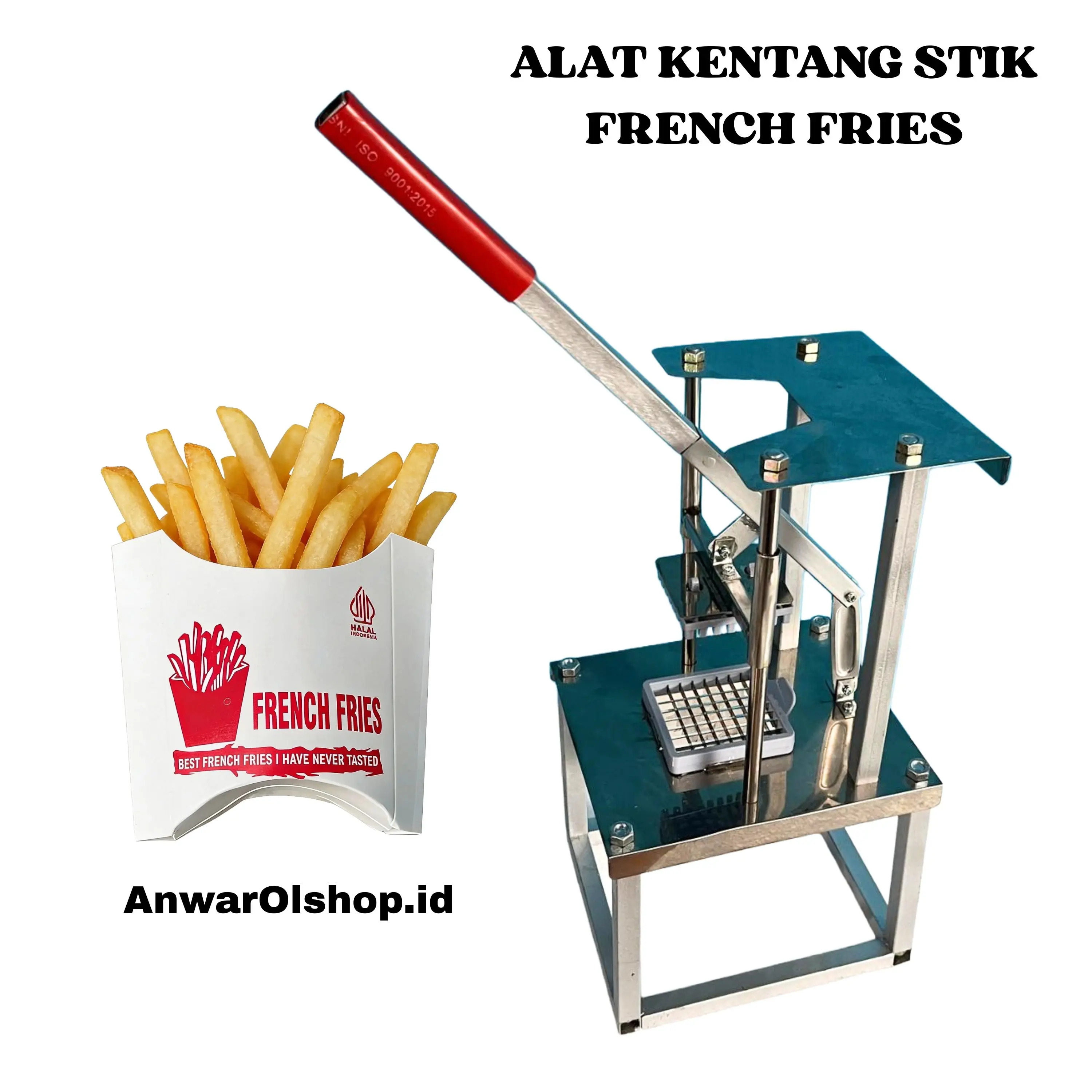 Alat Potong Kentang French Fries Terbaru bahan Stainlis Stell Anti Karat