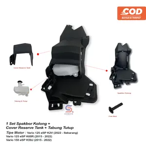 Spakbor Kolong  Set Cover Reserve Tutup Air Radiator Karet Lumpur Vario 125-150 LED K59 2015-2024