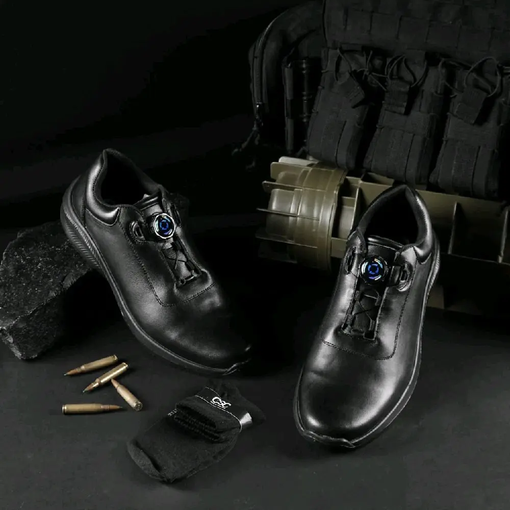 CSC ||| Sepatu Dinas PDH TNI MABES DISHUB Warna Dop Type tali putar