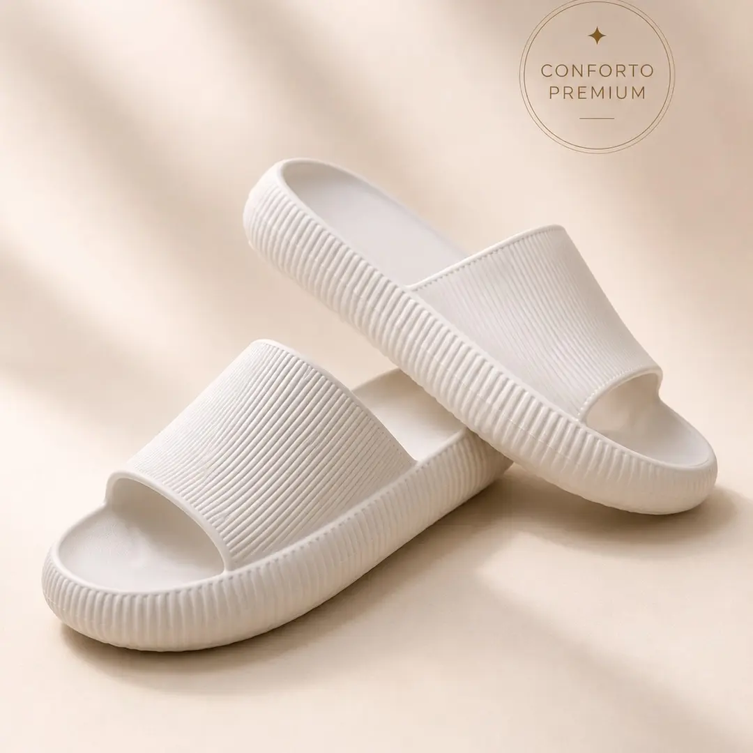 Chinelo  Slide Leve e Confortável Unissex Uso Diário Design Ortopédico e Material Flexível