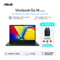 Gambar Asus Vivobook Go 14 E1404FA FHD [R3-7320U|RAM 8GB|SSD 256GB|Win11|OHS24+365] - Black dari megacom.id Kota Administrasi Jakarta Pusat 1 Tokopedia