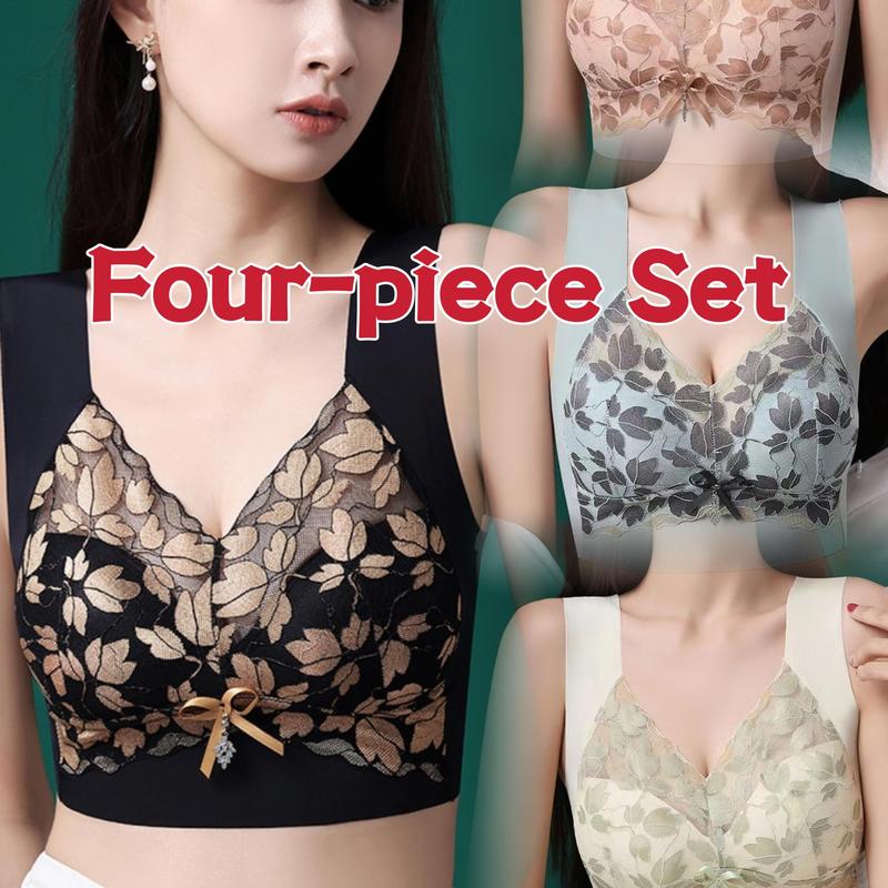 Angelhood Seamless Bras For Women Front Close Wireless, Smoothing