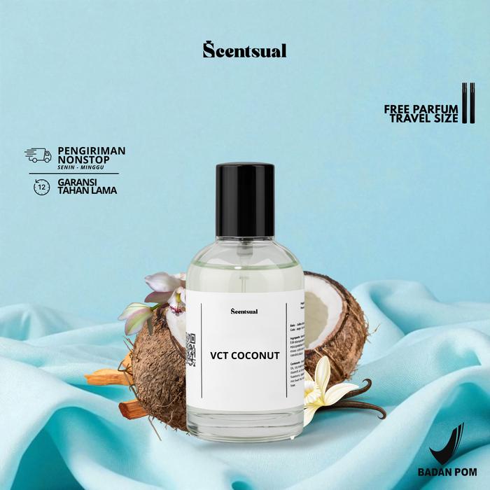 Gambar SCENTSUAL VCT COCONUT Parfum EDP - PLATINUM DAN GOLD 10/20/30/50 ml Wangi Perfume Extrait Wanita Pria Lily Vanila - SCENTSUAL VCT COCONUT-PLT-30ML dari Scentsual Inspire Kota Depok Tokopedia