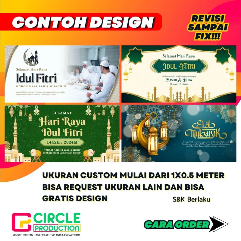 BANNER SPANDUK BUAT JUALAN BAHAN FLEXY 280 | COCOK UNTUK UMKM DAN USAHA LAINNYA BISA CUSTOM DESIGN 4