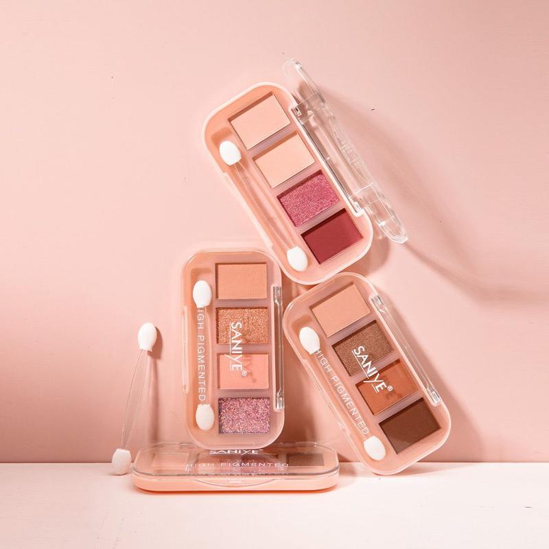 ❤ SehatAyu ❤SANIYE HIGH PIGMENTED 4 COLORS EYESHADOW PALETTE 3