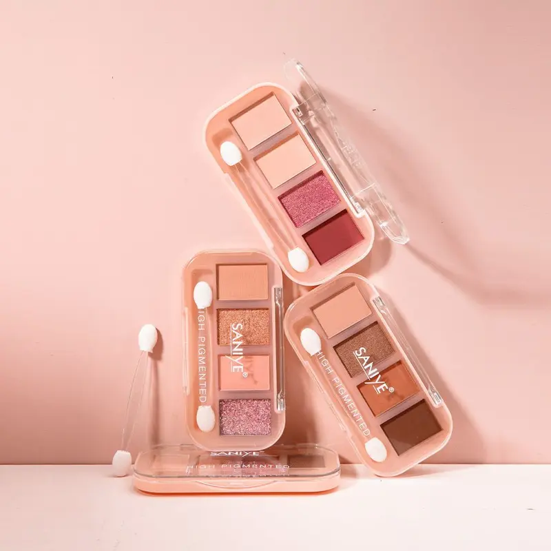 ❤ SehatAyu ❤SANIYE HIGH PIGMENTED 4 COLORS EYESHADOW PALETTE 3