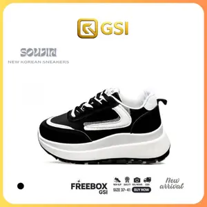 GSI Masayu sepatu wanita terbaru kekinian 2026 Sneakers Kasual Nyaman Dipakai Seharian Sport Cewek Shoes Karet 1334 Sekolah