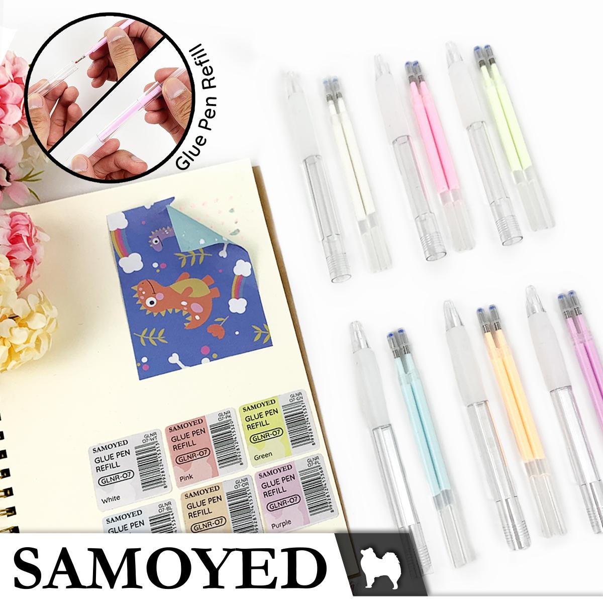 Isi / Refill Pulpen / Pena Lem Cair Warna Kertas / Paper / DIY / Craft Colour Liquid Glue Pen Refills Samoyed GLNR-O7 Isi / Refill Pulpen / Pena Lem Cair Warna Kertas / Paper / DIY / Craft Colour Liquid Glue Pen Refills Samoyed GLNR-O7
