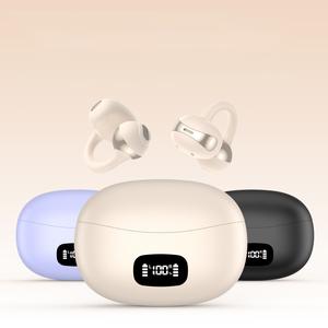 ノイズキャンセリングBluetoothイヤホン、長時間バッテリー寿命、IPX-5防水、エルゴノミックデザイン、LEDディスプレイ、ワイヤレス接続