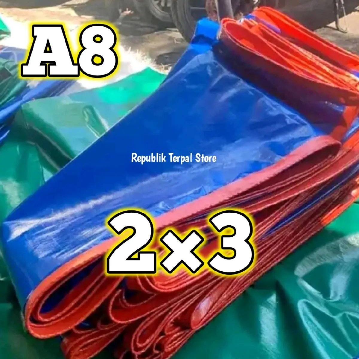 Terpal Lembaran Korea A8 2x3 Waterproof untuk Camping dan Outdoor