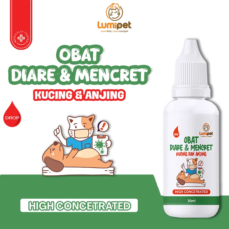 LUMIPET Obat Diare dan Mencret Ampuh Kucing dan Anjing High Concentrated Vitamin Gangguan Pencernaan Lambung 0