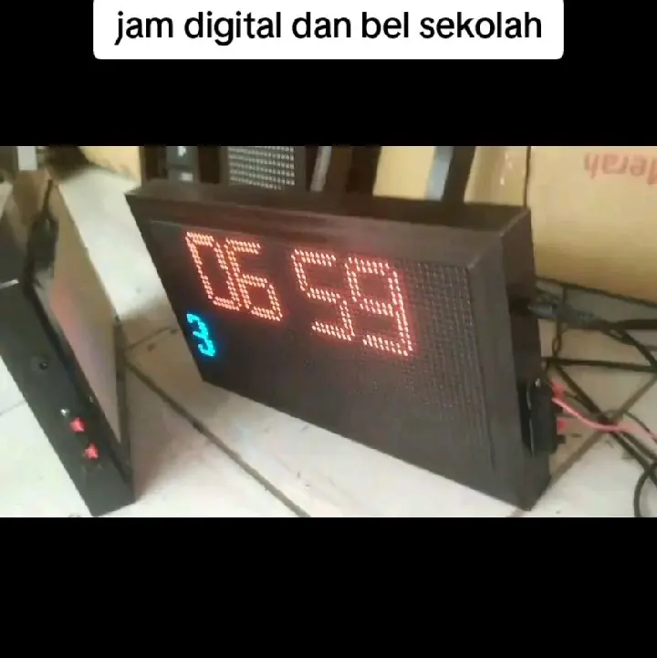Bel Sekolah untuk Anak Istirhat dengan Jam