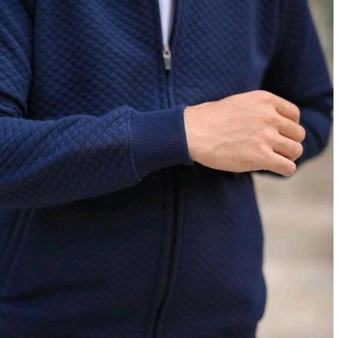 Jaket Comfy Bomber Original Premium Casual Hitam Dewasa Pria - Distro 5